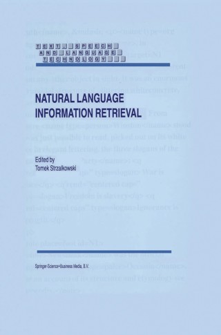 Imagen de portada: Natural Language Information Retrieval 1st edition 9789048152094