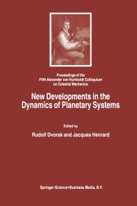 Cover image: New Developments in the Dynamics of Planetary Systems 1st edition 9780792369660