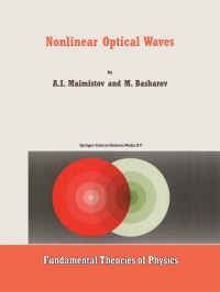 Imagen de portada: Nonlinear Optical Waves 9780792357520