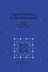 Omslagafbeelding: Papers in Honour of Bernhard Banaschewski 1st edition 9789401725293