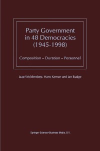 Cover image: Party Government in 48 Democracies (1945–1998) 9780792367277