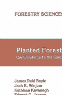 Cover image: Planted Forests: Contributions to the Quest for Sustainable Societies 1st edition 9780792354680