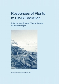 Cover image: Responses of Plants to UV-B Radiation 1st edition 9789401728928