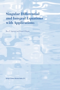 Imagen de portada: Singular Differential and Integral Equations with Applications 9789048163564