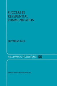 Cover image: Success in Referential Communication 9780792359746