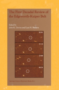 Imagen de portada: The First Decadal Review of the Edgeworth-Kuiper Belt 1st edition 9781402017810