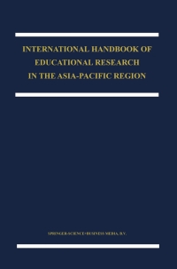 Cover image: The International Handbook of Educational Research in the Asia-Pacific Region 1st edition 9789401733687
