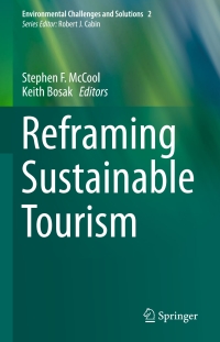 Cover image: Reframing Sustainable Tourism 9789401772082