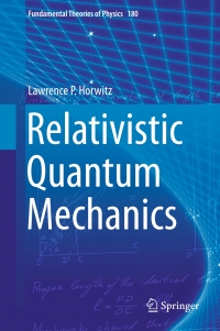 Cover image: Relativistic Quantum Mechanics 9789401772600