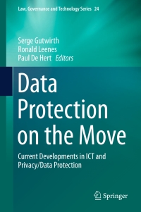 Cover image: Data Protection on the Move 9789401773751