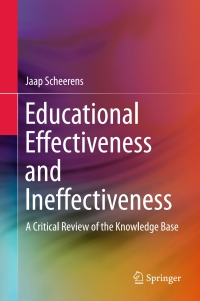 Titelbild: Educational Effectiveness and Ineffectiveness 9789401774574