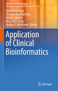Cover image: Application of Clinical Bioinformatics 9789401775410