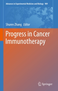 Cover image: Progress in Cancer Immunotherapy 9789401775533