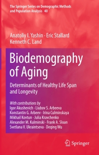 Omslagafbeelding: Biodemography of Aging 9789401775854
