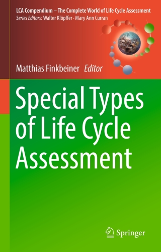 Cover image: Special Types of Life Cycle Assessment 9789401776080