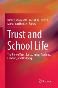 Imagen de portada: Trust and School Life 9789401780131