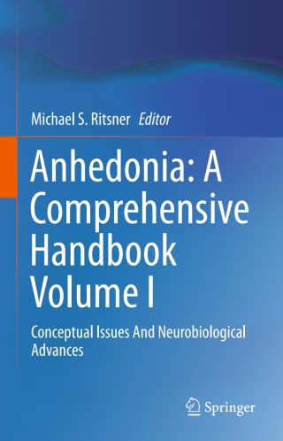 Cover image: Anhedonia: A Comprehensive Handbook Volume I 9789401785907