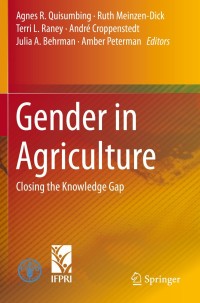 Imagen de portada: Gender in Agriculture 9789401786157