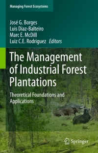 Omslagafbeelding: The Management of Industrial Forest Plantations 9789401788984