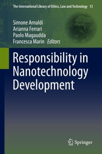 Omslagafbeelding: Responsibility in Nanotechnology Development 9789401791021