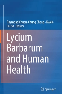Cover image: Lycium Barbarum and Human Health 9789401796576