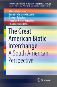 Cover image: The Great American Biotic Interchange 9789401797917