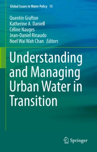 Imagen de portada: Understanding and Managing Urban Water in Transition 9789401798006