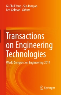 Cover image: Transactions on Engineering Technologies 9789401798037