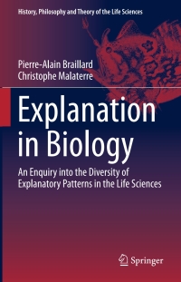 Cover image: Explanation in Biology 9789401798211