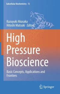 صورة الغلاف: High Pressure Bioscience 9789401799171