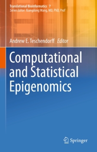 Imagen de portada: Computational and Statistical Epigenomics 9789401799263
