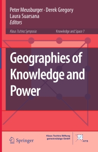 表紙画像: Geographies of Knowledge and Power 9789401799591
