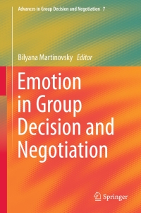 Immagine di copertina: Emotion in Group Decision and Negotiation 9789401799621