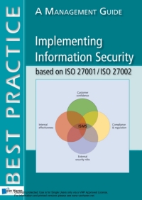 صورة الغلاف: Implementing Information Security based on ISO 27001/ISO 27002 1st edition 9789087535414