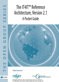 Titelbild: The IT4IT™ Reference Architecture, Version 2.1 – A Pocket Guide 1st edition 9789401801690