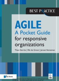 Imagen de portada: Agile for responsive organizations - A Pocket Guide 1st edition 9789401801829