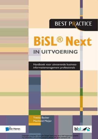 Titelbild: BiSL ® Next in uitvoering 1st edition 9789401800396