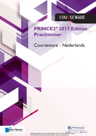 Cover image: PRINCE2 6de Editie Practitioner Courseware - Nederlands 1st edition 9789401803458