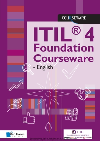 表紙画像: ITIL® 4 Foundation Courseware - English 1st edition 9789401803939