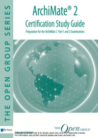 Imagen de portada: ArchiMate® 2 Certification  Study Guide 1st edition 9789401800020