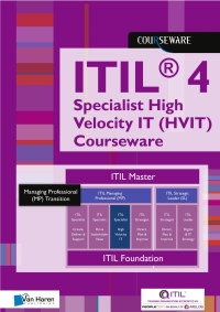 表紙画像: ITIL® 4 Specialist High Velocity IT (HVIT) Courseware 1st edition 9789401806749