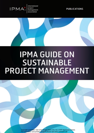 Omslagafbeelding: IPMA Guide on Sustainable Project Management 1st edition 9789401813631