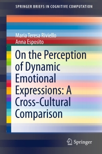 Immagine di copertina: On the Perception of Dynamic Emotional Expressions: A Cross-cultural Comparison 9789402408850