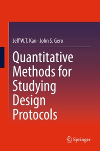 Cover image: Quantitative Methods for Studying Design Protocols 9789402409826