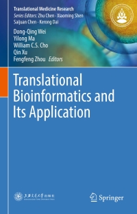 Cover image: Translational Bioinformatics and Its Application 9789402410433