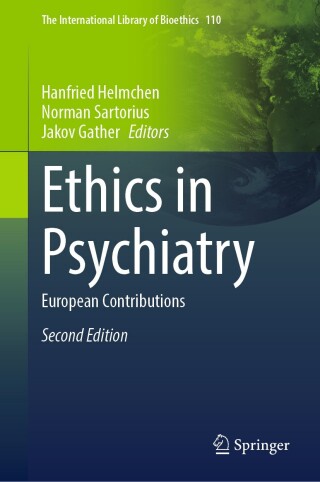 Cover image: Ethics in Psychiatry 2nd edition 9789402422733
