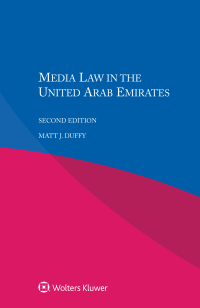 Cover image: Media Law in the United Arab Emirates 2nd edition 9789403500201