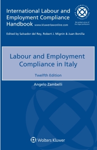 Cover image: Labour and Employment Compliance in Italy 12th edition 9789403500096