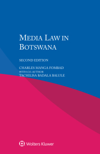 Cover image: Media Law in Botswana 2nd edition 9789403500300