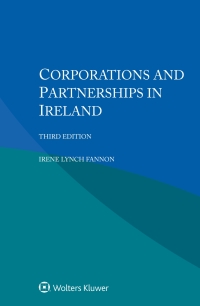 صورة الغلاف: Corporations and Partnerships in Ireland 3rd edition 9789403500584